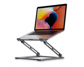 Suport Laptop Universal Tech Protect ProDesk Din Aluminiu, Grey - 919381