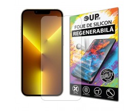 Folie Silicon Upzz Max, Compatibila Cu iPhone 13 / 13 Pro, Regenerabila, Case Friendly