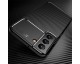 Husa Spate Upzz Carbon Rugged Auto Focus Pentru Samsung Galaxy S22+ Plus, Silicon, Negru