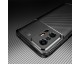 Husa Spate Upzz Carbon Rugged Auto Focus Pentru Xiaomi 11T, Silicon, Negru