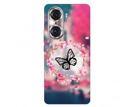Husa Silicon Soft Upzz Print, Compatibila Cu Honor 60 Pro, Butterfly