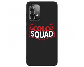 Husa Slim Upzz Colo Squad, Compatibila Cu Samsung Galaxy A52 / A52 5G / A52s 5G, Negru