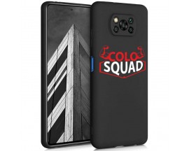 Husa Slim Upzz Colo Squad, Compatibila Cu Xiaomi Poco X3 / X3 Pro, Negru