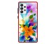 Husa Premium Spate Upzz Pro Anti Shock, Compatibila Cu Samsung Galaxy A33 5G, Painted Butterflies 2, Rama Rosie