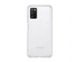 Husa Spate Samsung Compatibila Cu Samsung Galaxy A03s, Transparent - EF-QA038TT