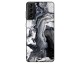 Husa Silicon Soft Upzz Print, Compatibila Cu Samsung Galaxy S21, Black Marble