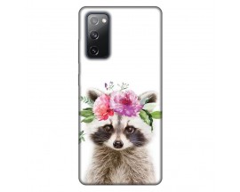 Husa Silicon Soft Upzz Print, Compatibila Cu Samsung Galaxy S20 FE, Cute Raccoon