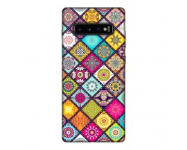 Husa Silicon Soft Upzz Print, Compatibila Cu Samsung Galaxy S10+ Plus, Floral