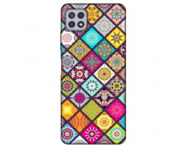 Husa Silicon Soft Upzz Print, Compatibila Cu Samsung Galaxy A22 5G, Floral