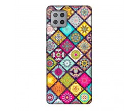 Husa Silicon Soft Upzz Print, Compatibila Cu Samsung Galaxy A12, Floral