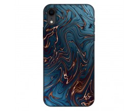 Husa Silicon Soft Upzz Print, Compatibila Cu iPhone Xr, Blue Marble