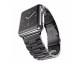 Curea UPzz Watchband W036, Compatibila Cu Apple Watch 1 / 2 / 3 / 4 / 5 / 6/ 7 / SE, 42mm / 44mm / 45mm, Metalic, Negru
