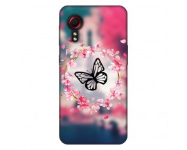 Husa Silicon Soft Upzz Print, Compatibila Cu Samsung Galaxy XCOVER 5, Butterfly