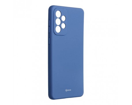 Husa Spate Roar Colorful Jelly, Compatibila Cu Samsung Galaxy A73 5G, Albastru Navy