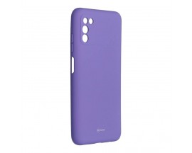 Husa Spate Roar Colorful Jelly, Compatibila Cu Samsung Galaxy A03s, Violet