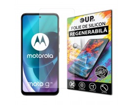 Folie Silicon Upzz Max, Compatibila Cu Motorola Moto G71 5G, Regenerabila, Case Friendly