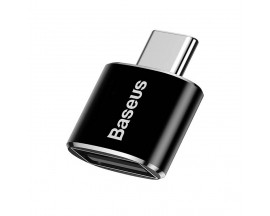 Adaptor Baseus Mini USB Type C La USB 3.0, Negru - CATOTG-01