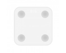Cantar Inteligent Xiaomi Mi Body Composition Scale 2, 150 kg, Bluetooth, Sticla securizata, Alb