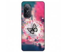 Husa Silicon Soft Upzz Print, Compatibila Cu Huawei Nova 9 Se, Butterfly
