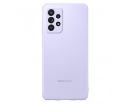 Husa Spate Samsung, Compatibila Cu Samsung Galaxy A52 / A52 5G, Silicone Violet - EF-PA525TV