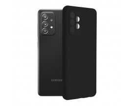 Husa Spate UPzz Candy Ultra Slim Pentru Samsung Galaxy A72 / A72 5G, Protectie La Camera, Negru