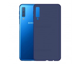 Husa Ultra Slim Upzz Candy Pentru Samsung Galaxy A7 2018, 1mm Grosime , Albastru