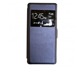 Husa Flip Cover UPzz Window, Compatibila Cu Samsung Galaxy A70, Albastru