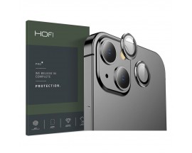 Protectie Camera Din Otel Hofi Camring Pro  Compatibila Cu iPhone 13 / 13 Mini, Negru