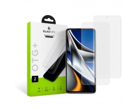 Set 2 X Folie Sticla Securizata Glastify Pentru Xiaomi Poco X4 Pro 5G, Transparenta