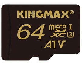 CARD MicroSD KINGMAX, 64 GB, MicroSDHC, clasa 10, standard UHS-I U3