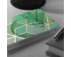 Husa Silicon UPzz Tech Marble Series, Compatibila Cu Realme C21Y, Green Hex