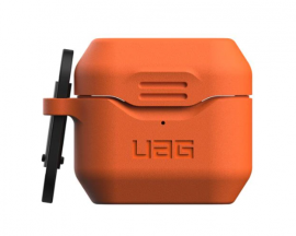 Carcasa antimicrobiana UAG Standard Issue Silicone compatibila cu Apple AirPods 3 Orange