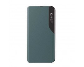 Husa Tip Carte Upzz Eco Book Compatibila Cu Xiaomi Redmi Note 11 Pro Plus 5G, Piele Ecologica - Verde