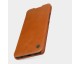 Husa Flip Cover Book Premium Nillkin Qin, Compatibila Cu Samsung Galaxy A23, Piele Ecologica, Maro