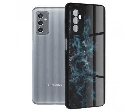 Husa Spate Premium Upzz Techsuit Glaze, Compatibila Cu Samsung Galaxy M52 5G, Blue Nebula
