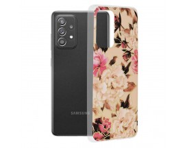 Husa Silicon UPzz Tech Marble Series, Compatibila Cu Samsung Galaxy A52 5G, Mary Berry Nude