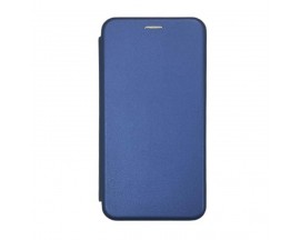 Husa Flip Carte Upzz Magnet Lux, Compatibila Cu Motorola Moto E7 Power, Piele Ecologica, Albastru