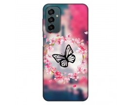 Husa Silicon Soft Upzz Print, Compatibila Cu Samsung Galaxy M23 5G, Butterfly