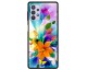 Husa Premium Spate Upzz Pro Anti Shock Compatibila Cu Samsung Galaxy A32 4G, Model Painted Butterflies 2, Rama Neagra