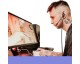 Casti Handsfree Gaming In-ear Windory M31, 3D Stereo, Telecomanda pe Fir, Microfon Detasabil, Negru