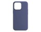 Husa Premium Upzz No Logo Soft Silicon, Compatibila Cu iPhone 12 Pro Max, Interior Alcantara, Albastru