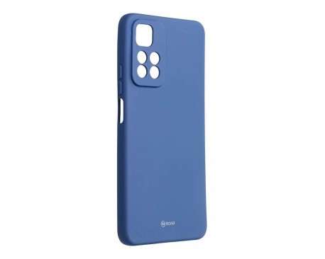 Husa Spate Roar Colorful Jelly, Compatibila Cu Xiaomi Redmi Note 11 Pro, Albastru