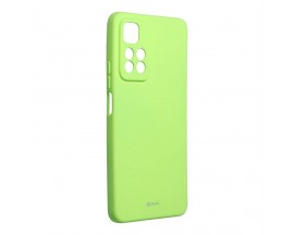 Husa Spate Roar Colorful Jelly, Compatibila Cu Xiaomi Redmi Note 11 Pro, Verde Lime