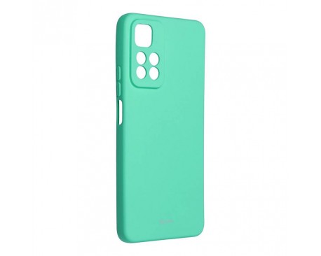 Husa Spate Roar Colorful Jelly, Compatibila Cu Xiaomi Redmi Note 11 Pro, Verde Menta