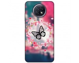 Husa Silicon Soft Upzz Print, Compatibila Cu Xiaomi Redmi Note 9t, Butterfly