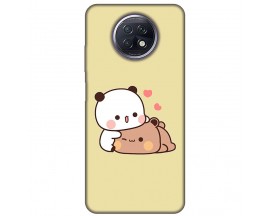 Husa Silicon Soft Upzz Print, Compatibila Cu Xiaomi Redmi Note 9T, Teddy
