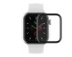 Folie Protectie Ecran Upzz, Compatibil Cu Apple Watch 4, 5, 6, 7, 42mm, Silicon, Margine Neagra