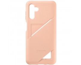 Husa Samsung Card Slot Cover Pentru Samsung Galaxy A13 5G, Peach