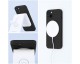 Husa Spate Upzz Magsafe Compatibila Cu iPhone 12 Pro, Microfibra La Interior, Negru