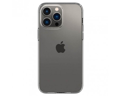 Husa Spate Spigen Liquid Crystal, Compatibila Cu iPhone 14 Pro, Silicon, Transparent